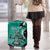 Personalized Canada Haida Eagle Luggage Cover Turquoise Style - Wonder Print Shop