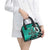 Personalized Canada Haida Eagle Shoulder Handbag Turquoise Style