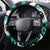 Canada Haida Eagle Steering Wheel Cover Turquoise Style