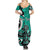 Personalized Canada Haida Eagle Summer Maxi Dress Turquoise Style