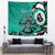 Personalized Canada Haida Eagle Tapestry Turquoise Style