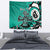 Personalized Canada Haida Eagle Tapestry Turquoise Style