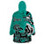 Personalized Canada Haida Eagle Wearable Blanket Hoodie Turquoise Style