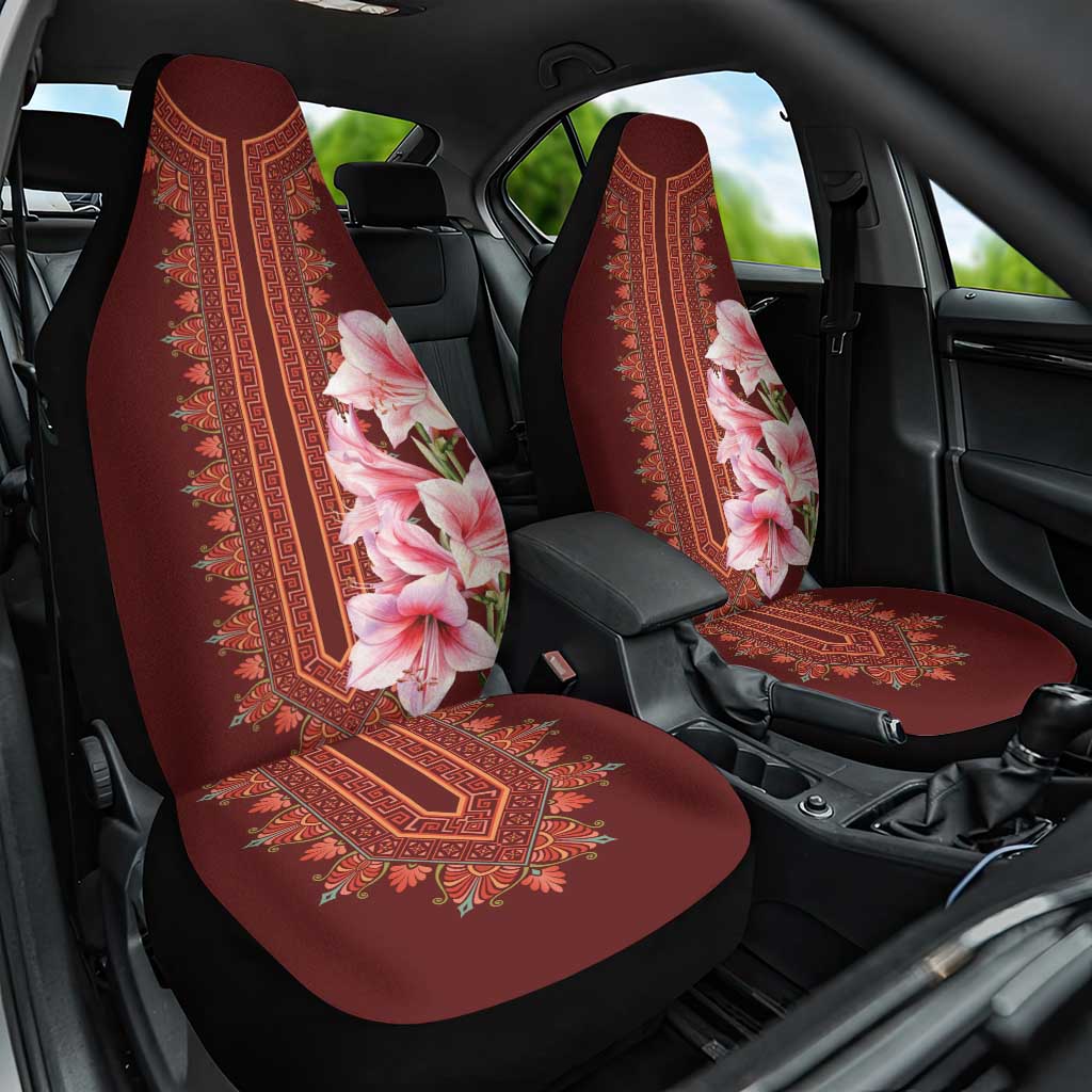 Africa Dashiki Car Seat Cover With Belladonna Lily - Wonder Print Shop