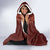 Africa Dashiki Hooded Blanket With Belladonna Lily