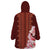 Africa Dashiki Wearable Blanket Hoodie With Belladonna Lily - Wonder Print Shop