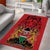 Kenya Area Rug Coat Of Arms With Kente Patterns