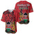 Kenya Baseball Jersey Coat Of Arms With Kente Patterns