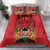 Kenya Bedding Set Coat Of Arms With Kente Patterns