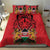 Kenya Bedding Set Coat Of Arms With Kente Patterns