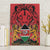 Kenya Canvas Wall Art Coat Of Arms With Kente Patterns