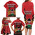 Kenya Family Matching Long Sleeve Bodycon Dress and Hawaiian Shirt Coat Of Arms With Kente Patterns