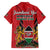 Kenya Family Matching Long Sleeve Bodycon Dress and Hawaiian Shirt Coat Of Arms With Kente Patterns