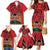 Kenya Family Matching Mermaid Dress and Hawaiian Shirt Coat Of Arms With Kente Patterns