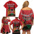 Kenya Family Matching Off Shoulder Short Dress and Hawaiian Shirt Coat Of Arms With Kente Patterns