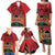 Kenya Family Matching Puletasi and Hawaiian Shirt Coat Of Arms With Kente Patterns