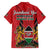 Kenya Family Matching Short Sleeve Bodycon Dress and Hawaiian Shirt Coat Of Arms With Kente Patterns