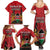 Kenya Family Matching Summer Maxi Dress and Hawaiian Shirt Coat Of Arms With Kente Patterns