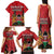 Kenya Family Matching Tank Maxi Dress and Hawaiian Shirt Coat Of Arms With Kente Patterns