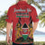 Kenya Hawaiian Shirt Coat Of Arms With Kente Patterns