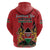 Kenya Hoodie Coat Of Arms With Kente Patterns