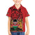 Kenya Kid Hawaiian Shirt Coat Of Arms With Kente Patterns