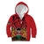 Kenya Kid Hoodie Coat Of Arms With Kente Patterns