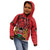 Kenya Kid Hoodie Coat Of Arms With Kente Patterns