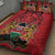 Kenya Quilt Bed Set Coat Of Arms With Kente Patterns