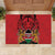 Kenya Rubber Doormat Coat Of Arms With Kente Patterns