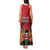 Kenya Tank Maxi Dress Coat Of Arms With Kente Patterns