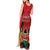 Kenya Tank Maxi Dress Coat Of Arms With Kente Patterns