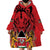 Kenya Wearable Blanket Hoodie Coat Of Arms With Kente Patterns