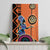 African Woman In Ethnic Dress Canvas Wall Art Ethnic Geometric Patterns - Wonder Print Shop