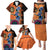 African Woman In Ethnic Dress Family Matching Puletasi and Hawaiian Shirt Ethnic Geometric Patterns - Wonder Print Shop