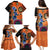 African Woman In Ethnic Dress Family Matching Puletasi and Hawaiian Shirt Ethnic Geometric Patterns - Wonder Print Shop