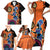 African Woman In Ethnic Dress Family Matching Short Sleeve Bodycon Dress and Hawaiian Shirt Ethnic Geometric Patterns - Wonder Print Shop