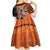 African Woman In Ethnic Dress Kid Short Sleeve Dress Ethnic Geometric Patterns - Wonder Print Shop