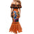 African Woman In Ethnic Dress Mermaid Dress Ethnic Geometric Patterns - Wonder Print Shop