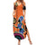 African Woman In Ethnic Dress Summer Maxi Dress Ethnic Geometric Patterns - Wonder Print Shop