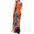 African Woman In Ethnic Dress Tank Maxi Dress Ethnic Geometric Patterns - Wonder Print Shop