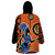 African Woman In Ethnic Dress Wearable Blanket Hoodie Ethnic Geometric Patterns - Wonder Print Shop