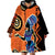 African Woman In Ethnic Dress Wearable Blanket Hoodie Ethnic Geometric Patterns - Wonder Print Shop