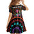 Personalized Africa Kid Short Sleeve Dress Beautiful Black Woman - Wonder Print Shop