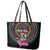 Personalized Africa Leather Tote Bag Beautiful Black Woman