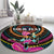 Personalized Africa Round Carpet Beautiful Black Woman