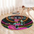 Personalized Africa Round Carpet Beautiful Black Woman