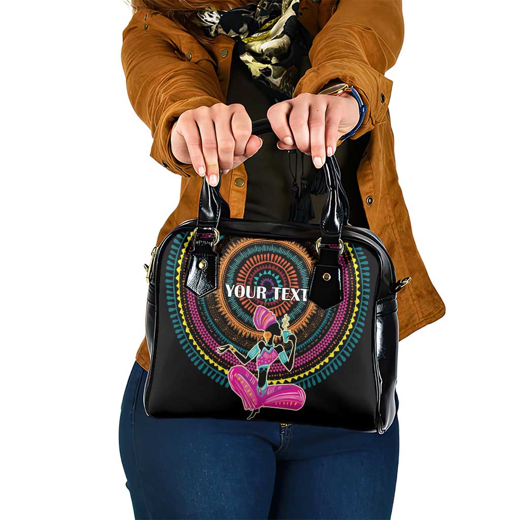 Personalized Africa Shoulder Handbag Beautiful Black Woman