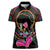 Personalized Africa Women Polo Shirt Beautiful Black Woman - Wonder Print Shop