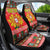 Personalized Portugal Christmas Car Seat Cover Coat Of Arms - Feliz Natal - Wonder Print Shop